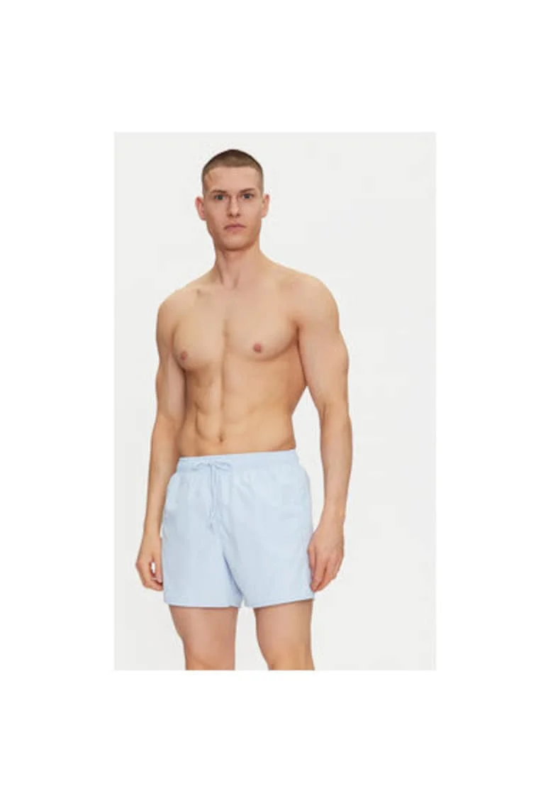 Pantaloni scurti de baie barbati  MH6270, Poliester reciclat, Albastru deschis, Albastru deschis