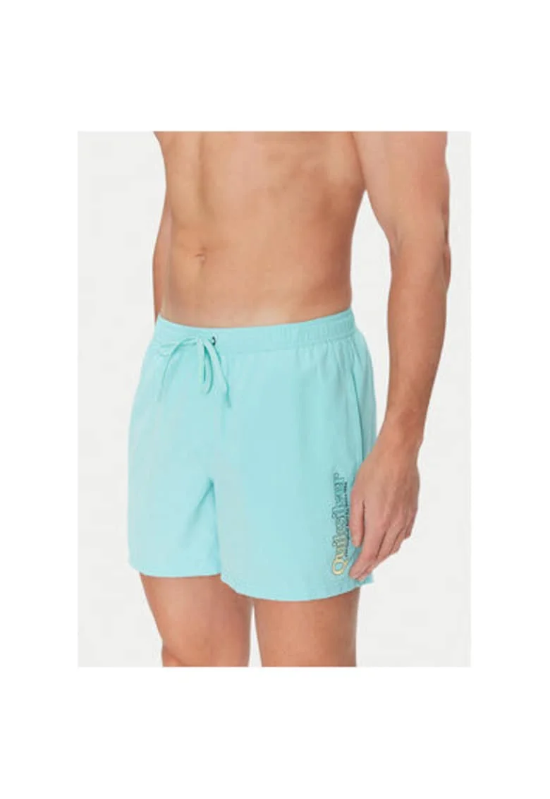 Pantaloni scurti de baie barbati  EQYJV04141, Poliester, Turcoaz, Turcoaz