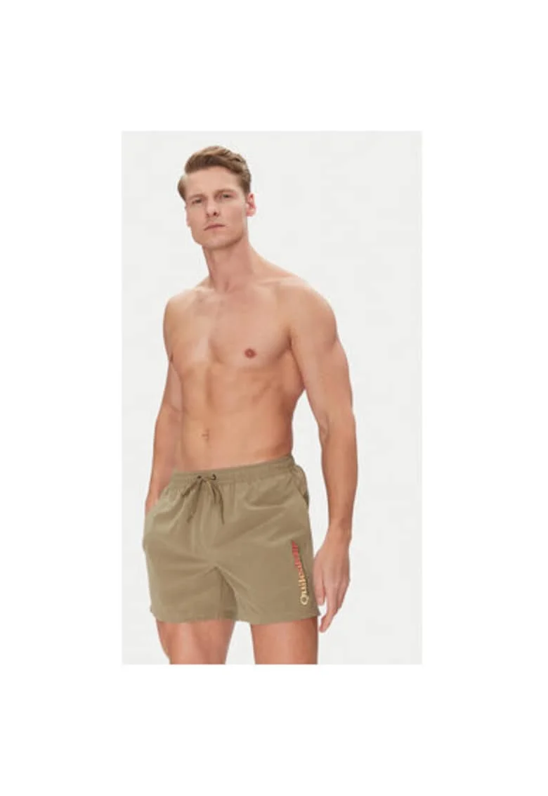 Pantaloni scurti de baie barbati  EQYJV04141, Poliester, Kaki, Kaki