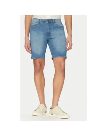 Pantaloni scurti din denim barbati  20718125, Bumbac, Albastru, Albastru