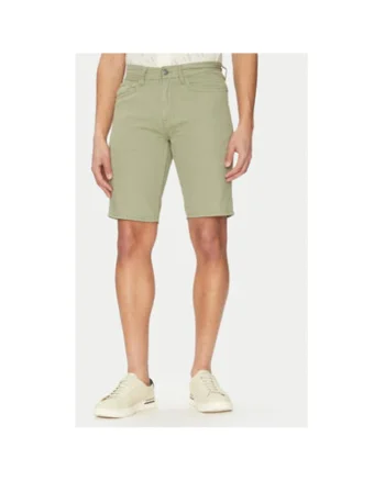Pantaloni scurti din denim barbati  20718128, Bumbac, Verde, Verde