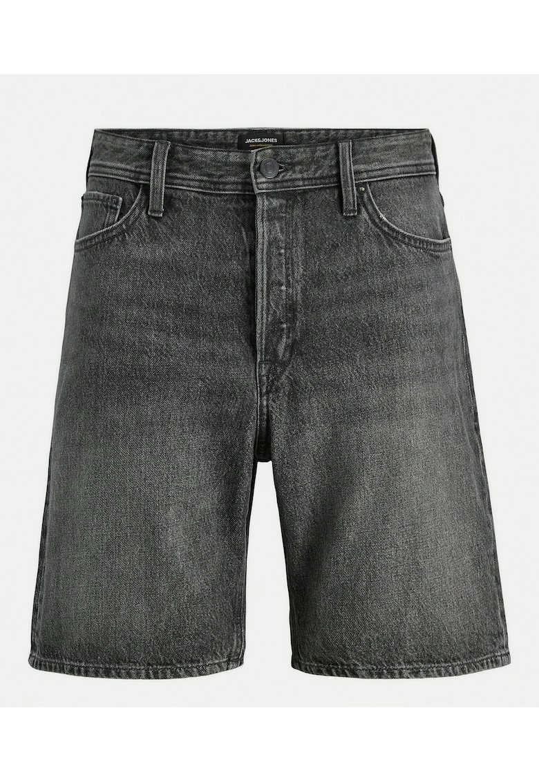 Pantaloni scurti din denim barbati Jack Jones, 12269533, Bumbac, Negru, Negru