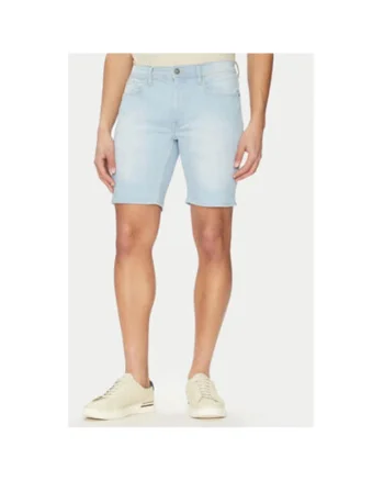 Pantaloni scurti din denim barbati, Albastru