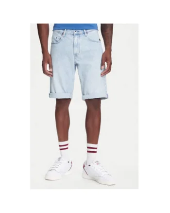 Pantaloni scurti din denim barbati G Star Raw, D24430-D549, Bumbac/Elastan, Albastru, Albastru