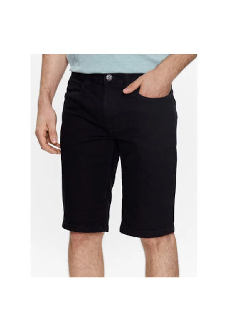 Pantaloni scurti din denim barbati  Kaden 70-100, Bumbac/Lyocell, Negru, Negru