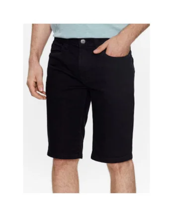 Pantaloni scurti din denim barbati  Kaden 70-100, Bumbac/Lyocell, Negru, Negru
