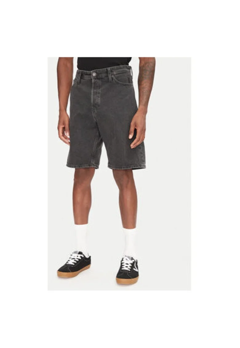 Pantaloni scurti din denim barbati Jack Jones, 12269532, Bumbac, Negru, Negru