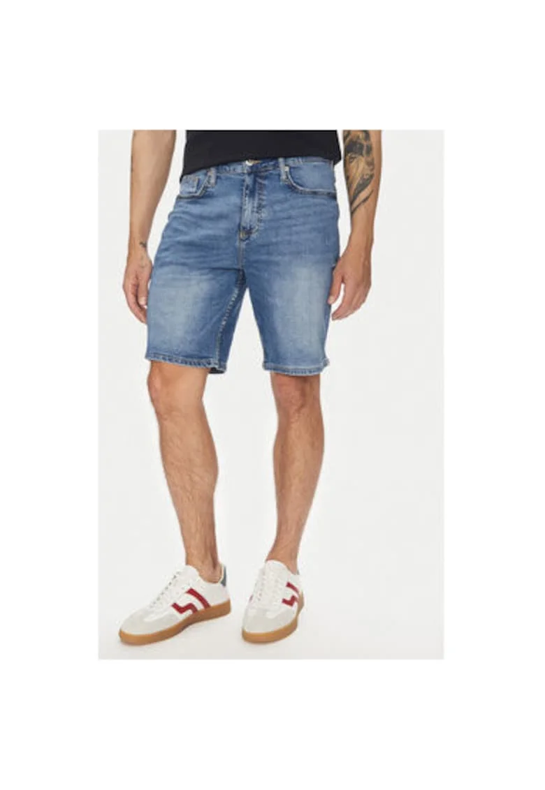 Pantaloni scurti din denim barbati  30-550000VBL, Bumbac, Albastru, Albastru