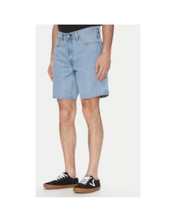 Pantaloni scurti din denim barbati Levi S, A8461-0015, Bumbac, Albastru, Albastru