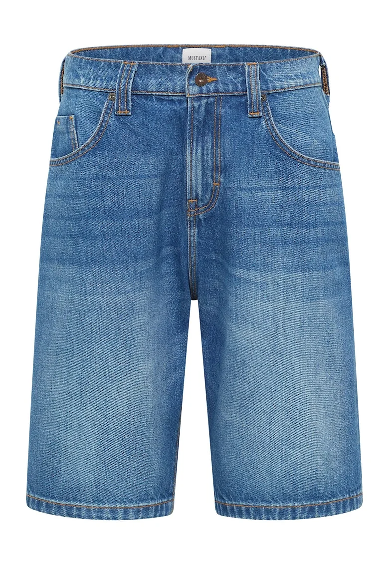 Pantaloni scurti din denim barbati  1016457, Bumbac, Albastru, Albastru