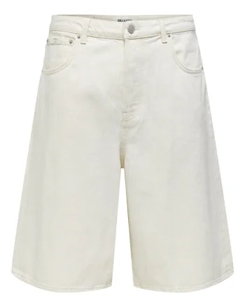 Pantaloni scurti din denim barbati  Sons, 22034145, Bumbac, Ecru, Ecru