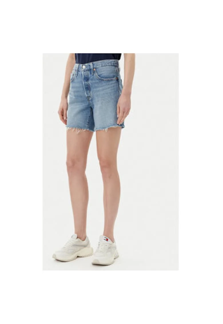 Pantaloni scurti din denim dama Levi S, A9296-0001, Bumbac/Tencel, Albastru, Albastru