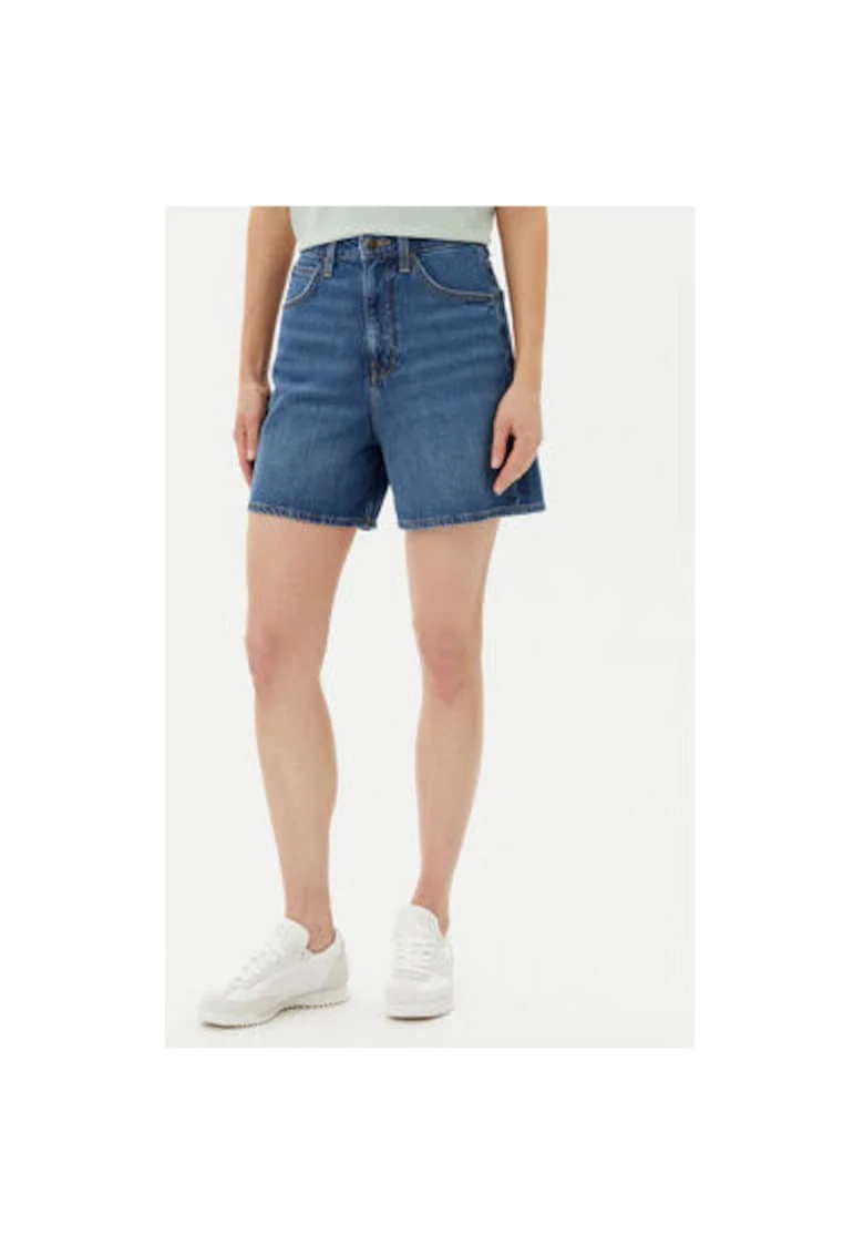 Pantaloni scurti din denim dama  112364098, Bumbac, Bleumarin, Bleumarin