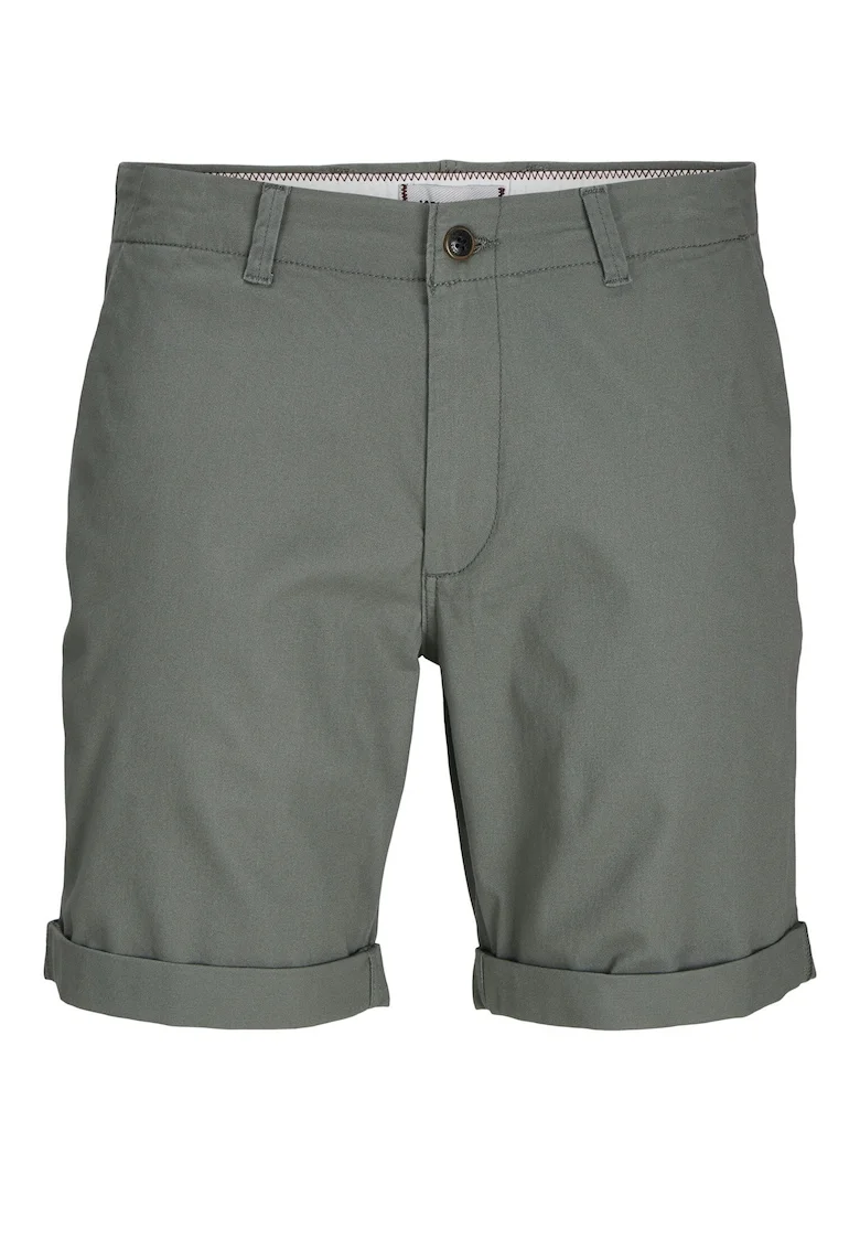 Pantaloni scurti barbati Jack Jones, 12182549, Bumbac, Verde, Verde