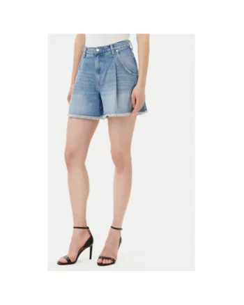 Pantaloni scurti din denim dama  10019651 30046454, Bumbac, Albastru, Albastru