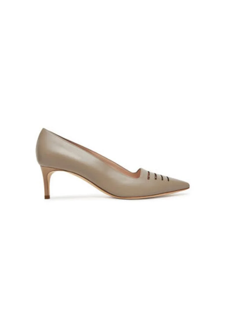 Pantofi dama  PA10145C0MPA210A, Piele naturala, Bej, Bej