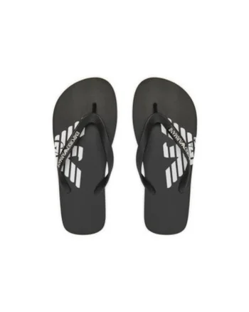 Papuci flip-flop barbati  XVQS08 XN746, Sintetic, Negru, Negru