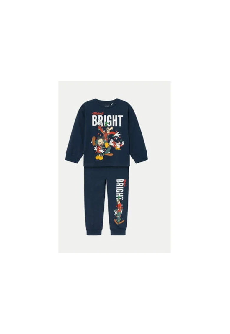 Pijama baieti,  304498312, Bumbac, Albastru, Albastru