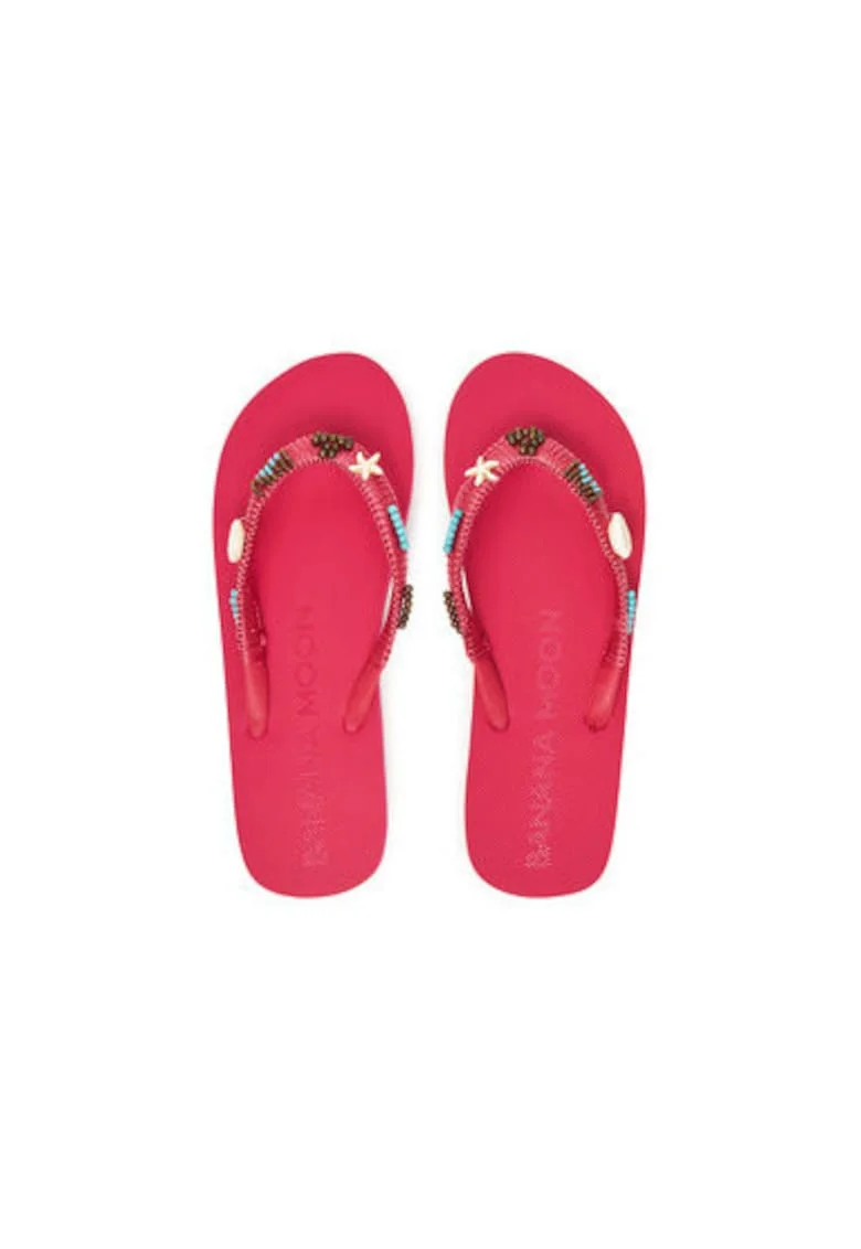 Papuci flip-flop dama  LUCEROS TAHUATA, Textil, Roz, Roz