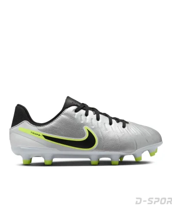 Ghete fotbal Nike Legend 10 Academy FG silver