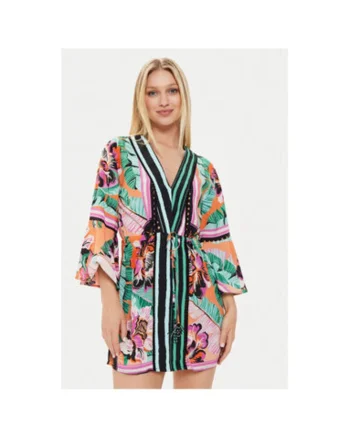 Rochie dama,  304019715, Viscoza, Multicolor, Multicolor