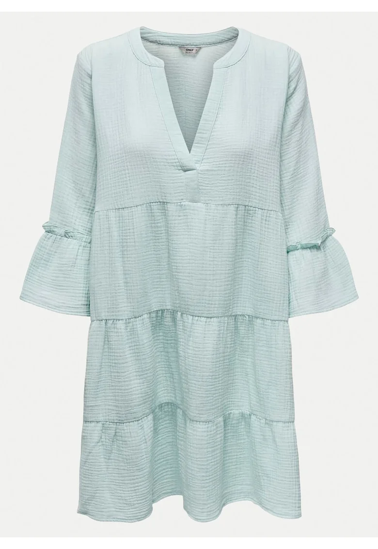 Rochie de vara dama  15267999, Bumbac organic, Verde, Verde