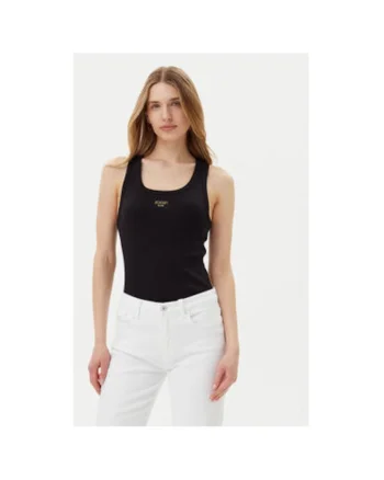 Top dama  10019315 30046103, Bumbac, Negru, Negru