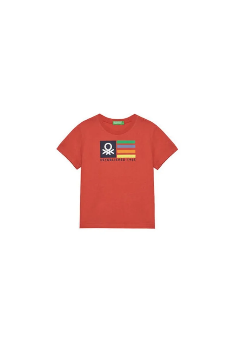 Tricou baieti  3I1XG10HT, Bumbac organic, Rosu, Rosu