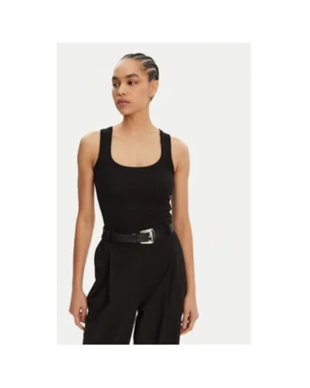Top dama  24H243TO0992381, Viscoza/Poliester, Negru, Negru