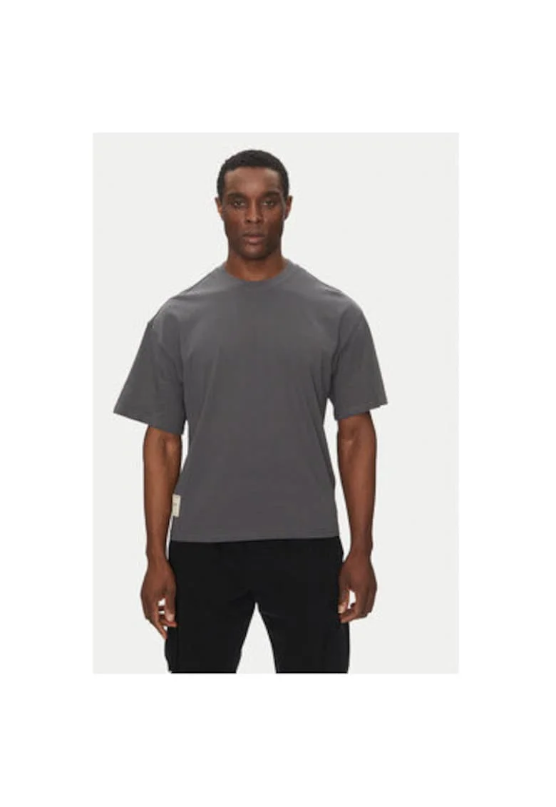 Tricou barbati  156550, Bumbac, Gri, Gri