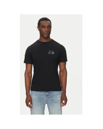 Tricou barbati  EBYZT00296-BLK, Bumbac, Negru, Negru