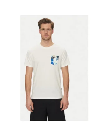 Tricou barbati  20718297, Bumbac, Alb, Alb