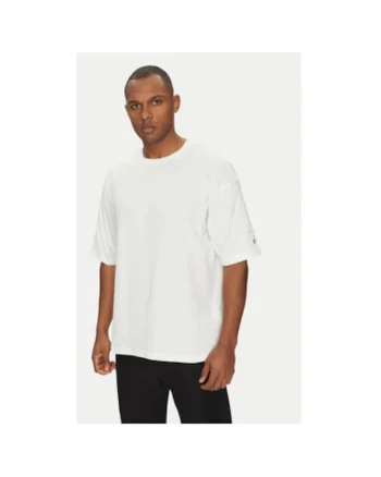 Tricou barbati  220714, Bumbac, Alb, Alb