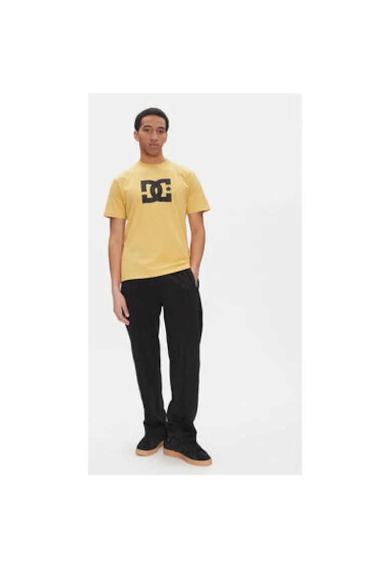 Tricou barbati  ADYZT05373, Bumbac/Bumac reciclat, Galben, Galben