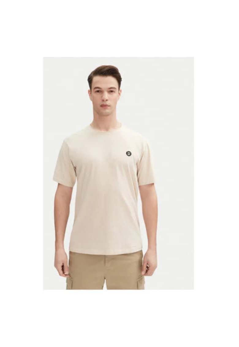 Tricou barbati  INCARLSIN 41-121, Bumbac, Bej, Bej