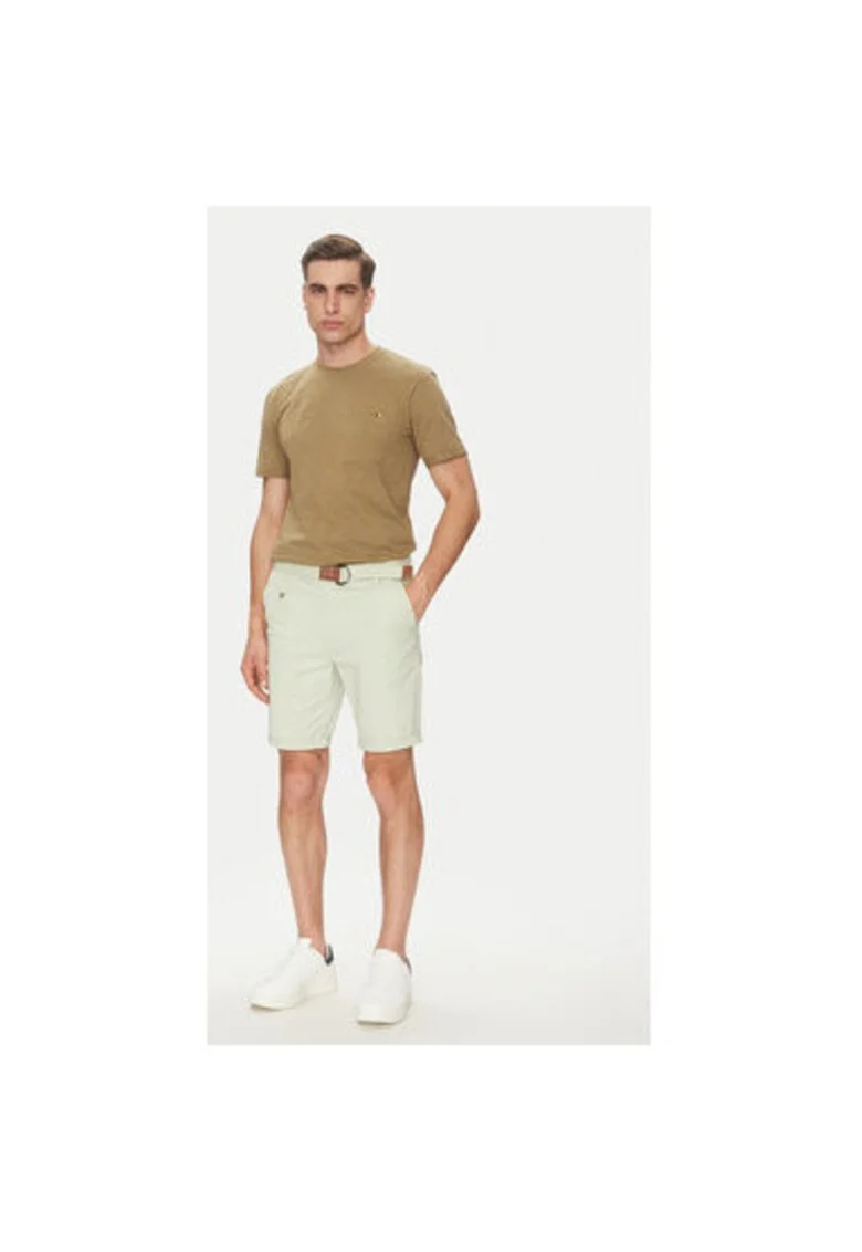 Tricou barbati  INAndorra 41-104, Bumbac, Kaki, Kaki