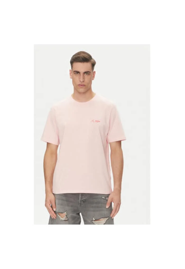 Tricou barbati Jack Jones, 12276785, Bumbac, Roz, Roz