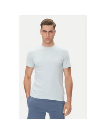 Tricou barbati  304J150, Bumbac, Albastru deschis, Albastru deschis