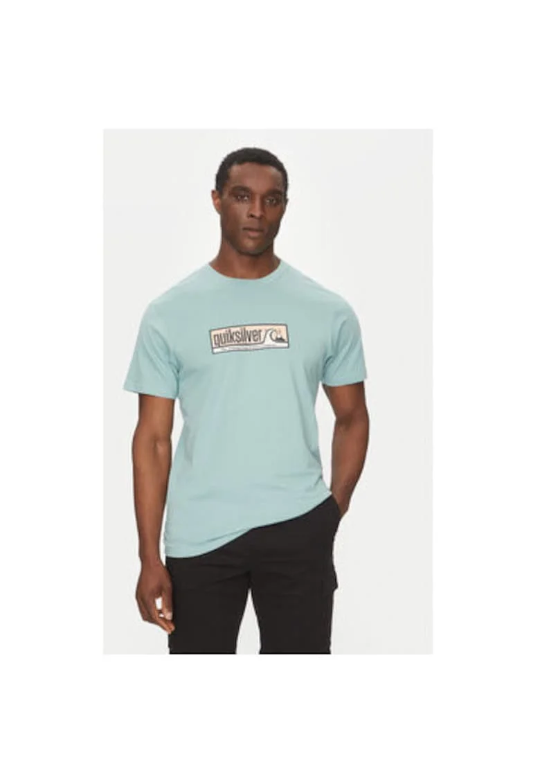 Tricou barbati  EQYZT08040-BGW0, Bumbac, Turcoaz, Turcoaz