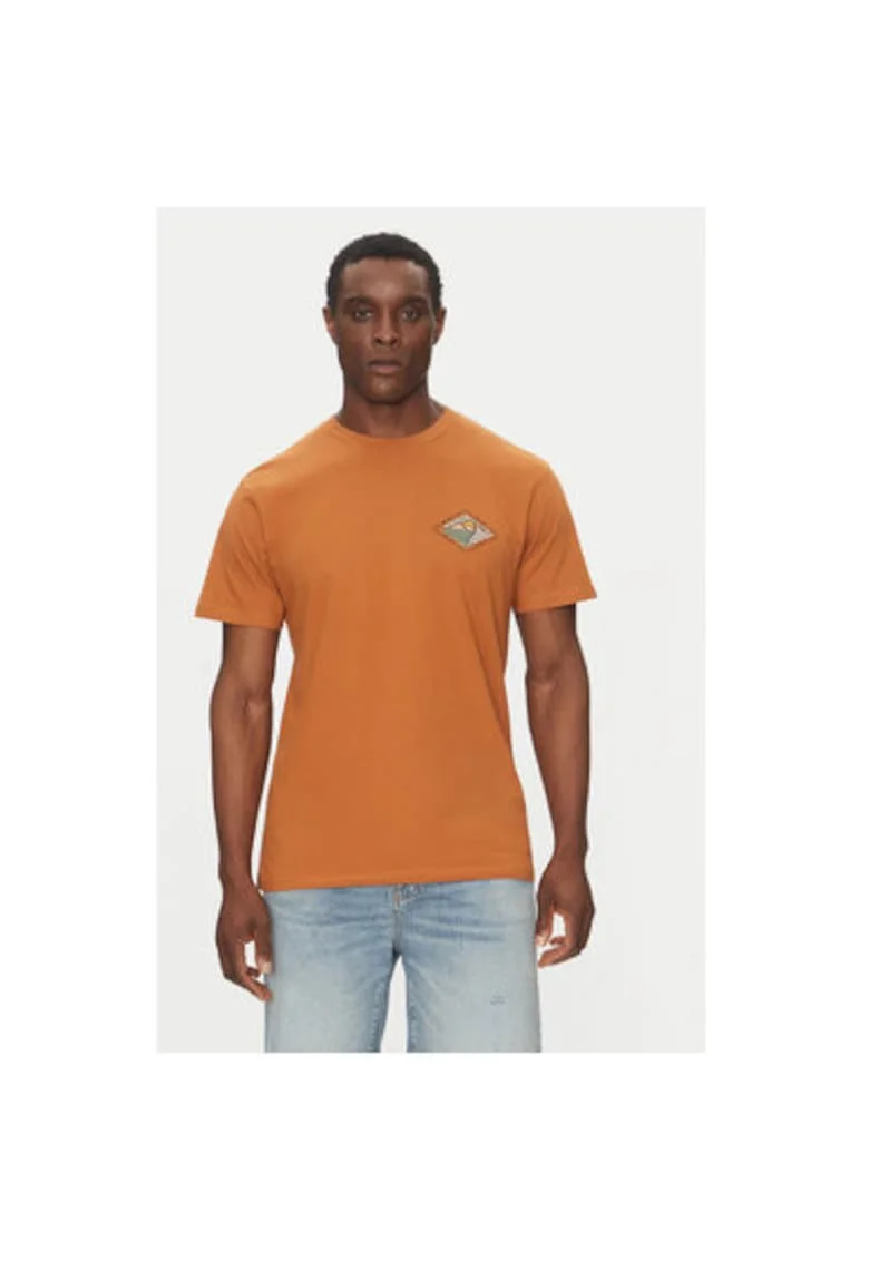 Tricou barbati  EQYZT08038-CMN0, Bumbac organic, Maro, Maro