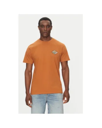 Tricou barbati  EQYZT08038-CMN0, Bumbac organic, Maro, Maro