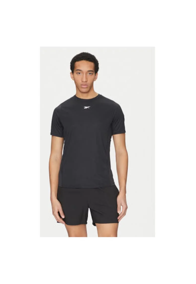 Tricou barbati  100070571, Poliester reciclat, Negru, Negru