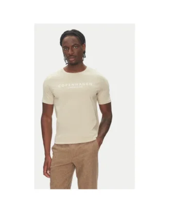 Tricou barbati  30-400200, Bumbac, Bej, Bej
