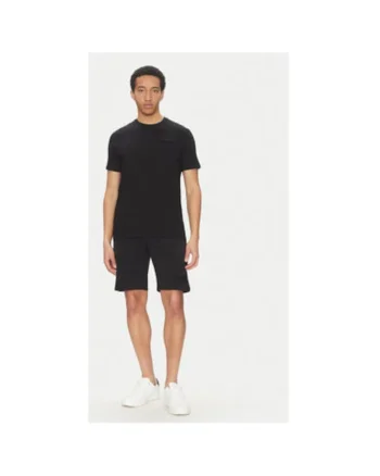 Tricou barbati  25411043, Bumbac, Negru, Negru