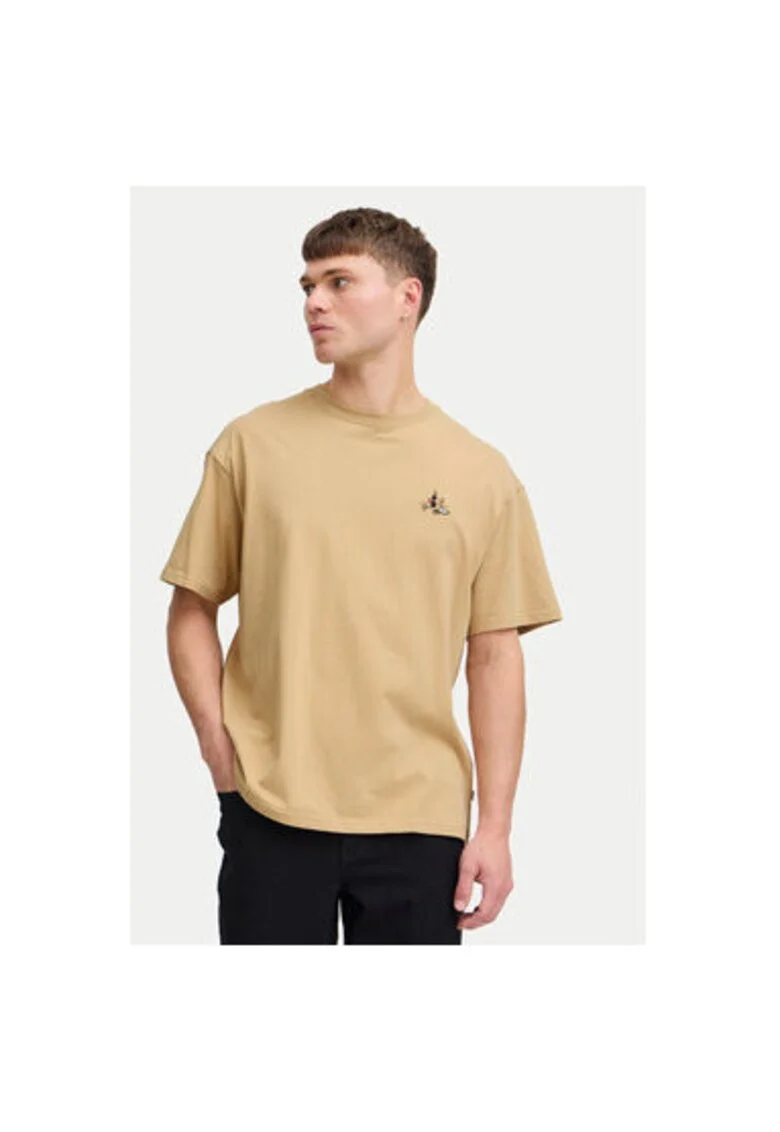 Tricou barbati,  304021428, Bumbac organic, Maro, Maro