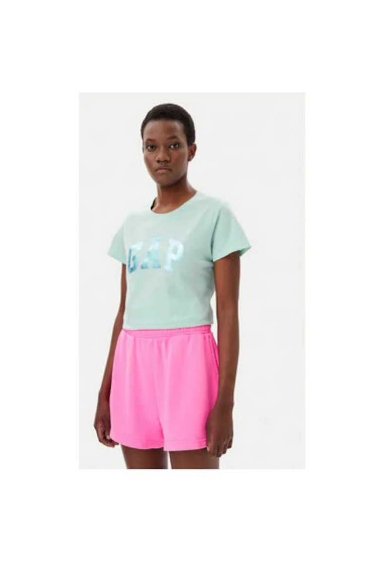 Tricou dama  729555-13, Bumbac, Verde, Verde