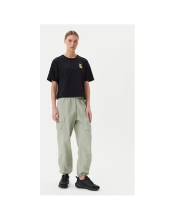 Tricou dama  FAW1044, Viscoza/Poliester, Negru, Negru