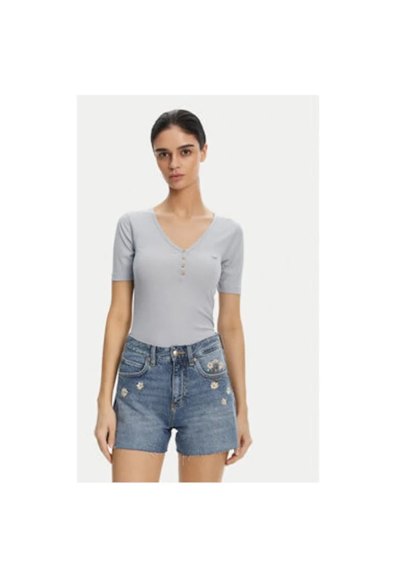 Tricou dama  112363830, Poliester/Viscoza, Albastru deschis, Albastru deschis