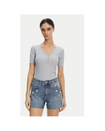 Tricou dama  112363830, Poliester/Viscoza, Albastru deschis, Albastru deschis