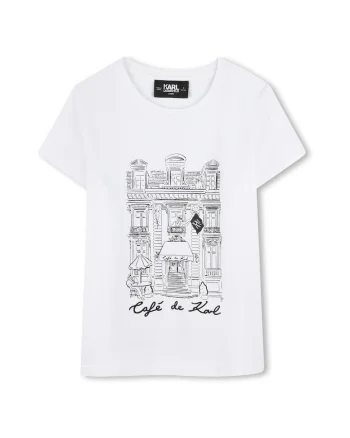 Tricou fete  Z30494 10, Bumbac/Modal, Alb